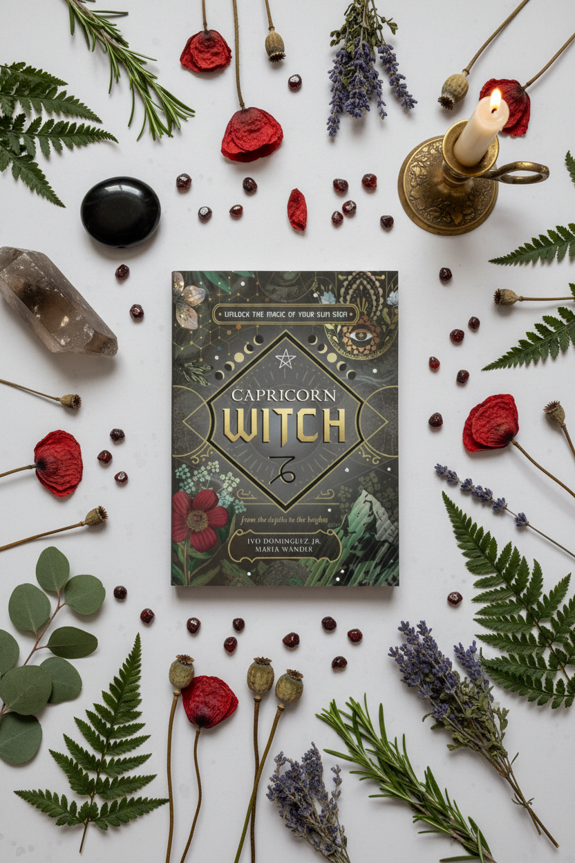 Capricorn Witch Flat Lay