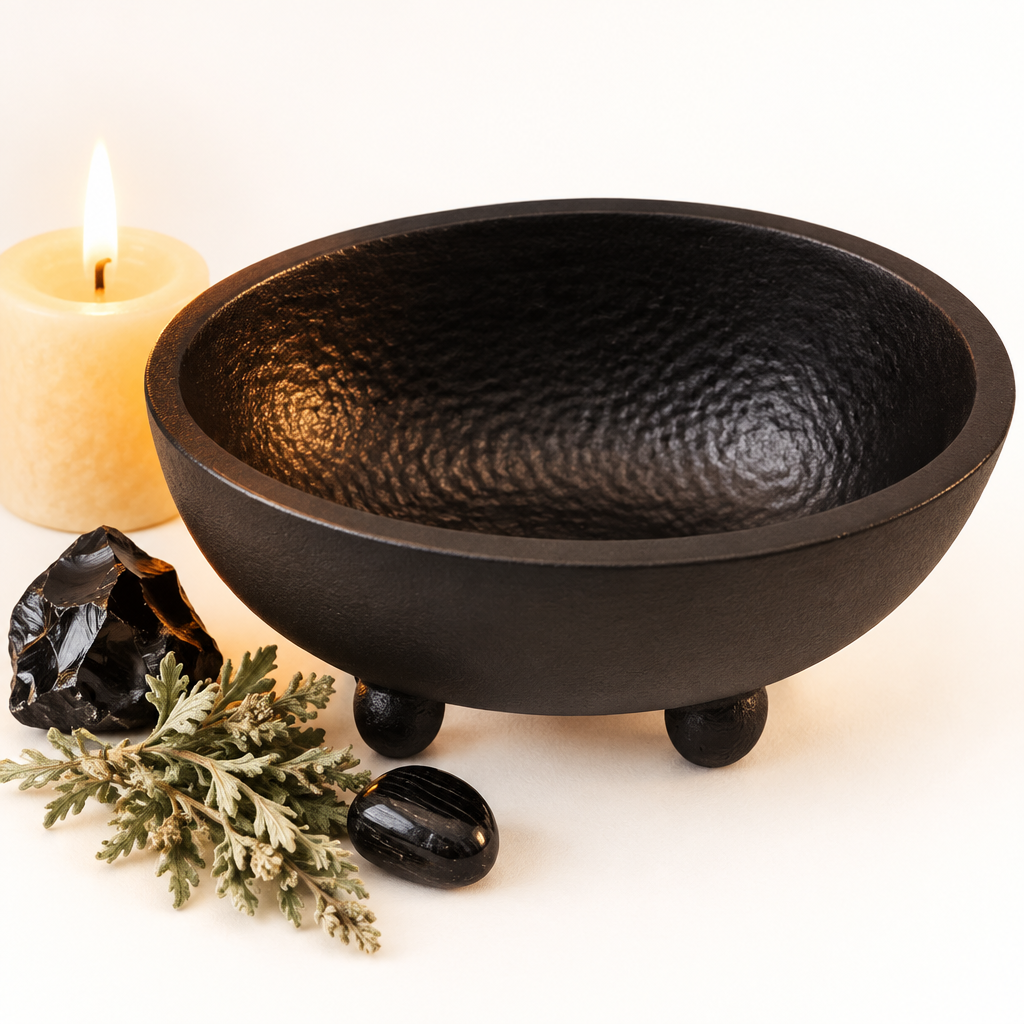 Cast Iron Oval Offering Bowl Hero