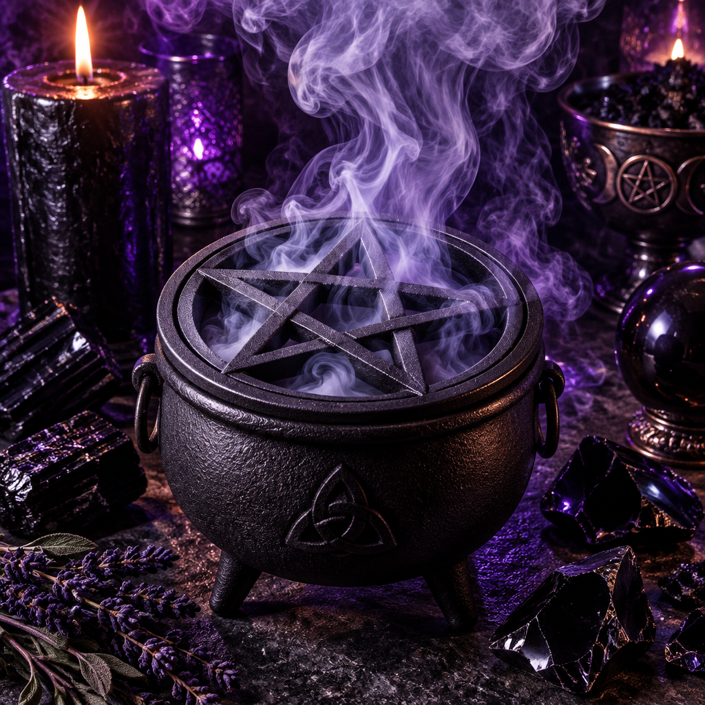 Cast Iron Pentacle Lid Lifestyle