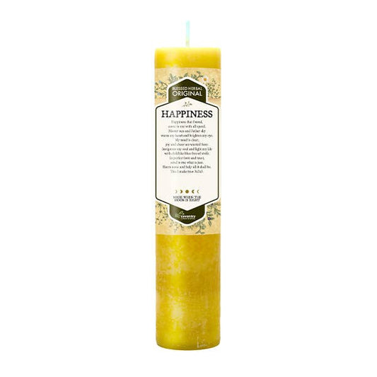 Blessed Herbal Candle Happiness
