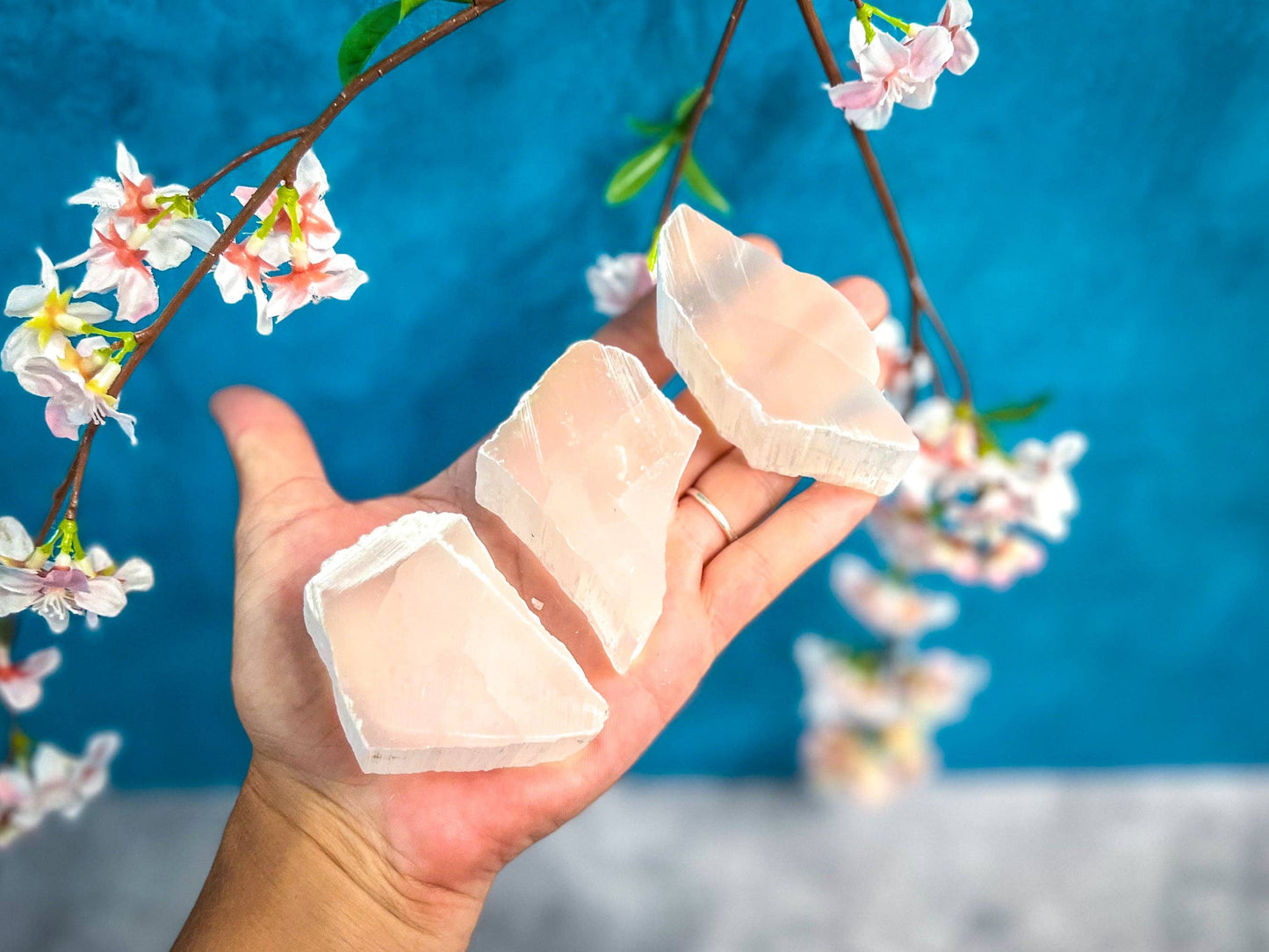 Ulexite, TV Stone, Polished