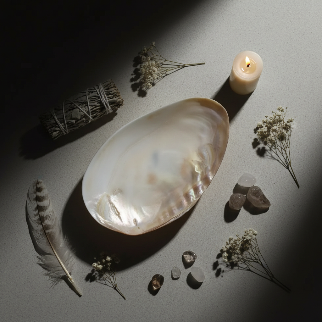 Cebu Clam Shell Bowl Flat Lay