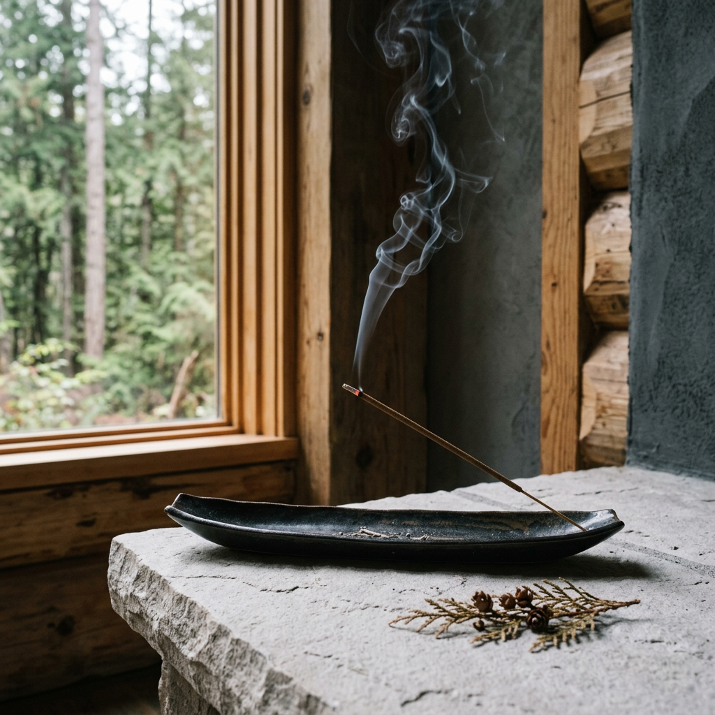 Cedar incense woodland lifestyle