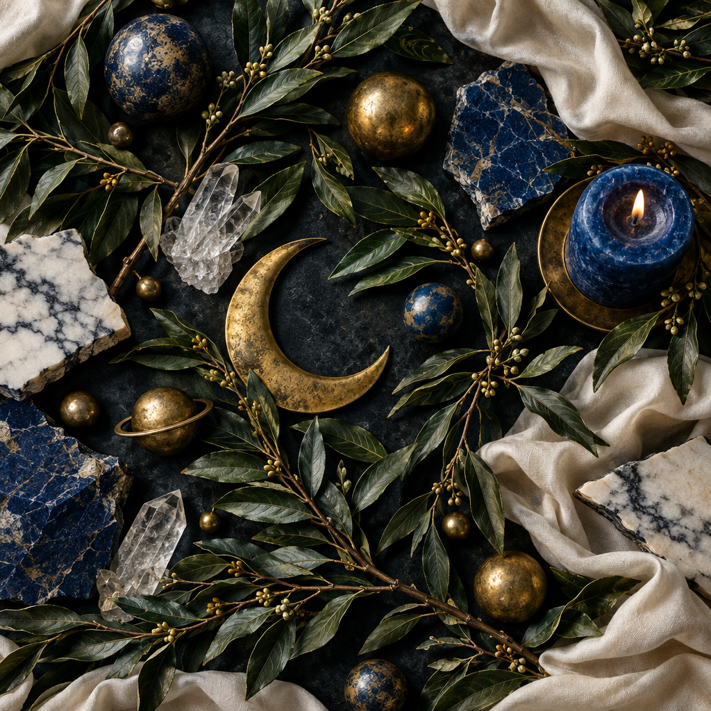 Celestial Deities flat lay