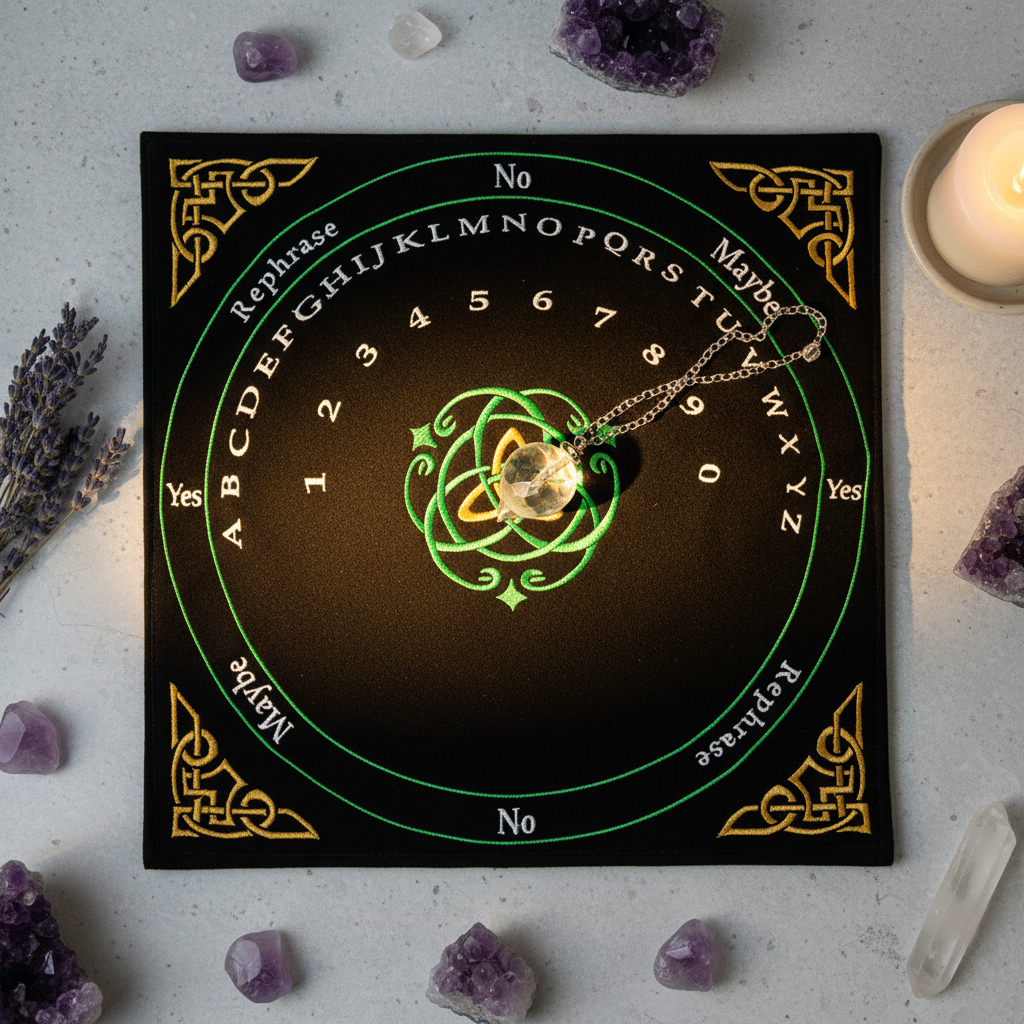 Celtic Pendulum Board Flat Lay - Square