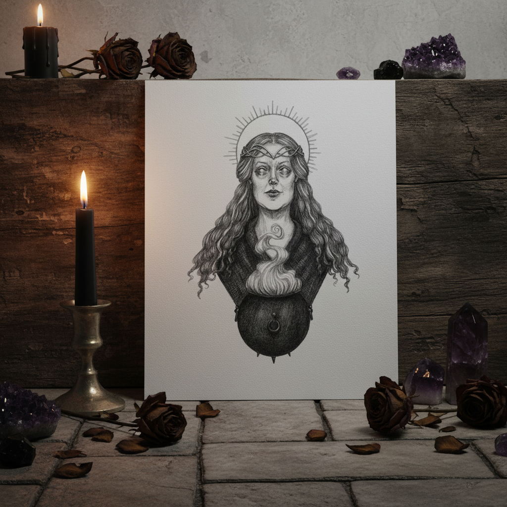 Ceridwen Fine Art Print - Lifestyle