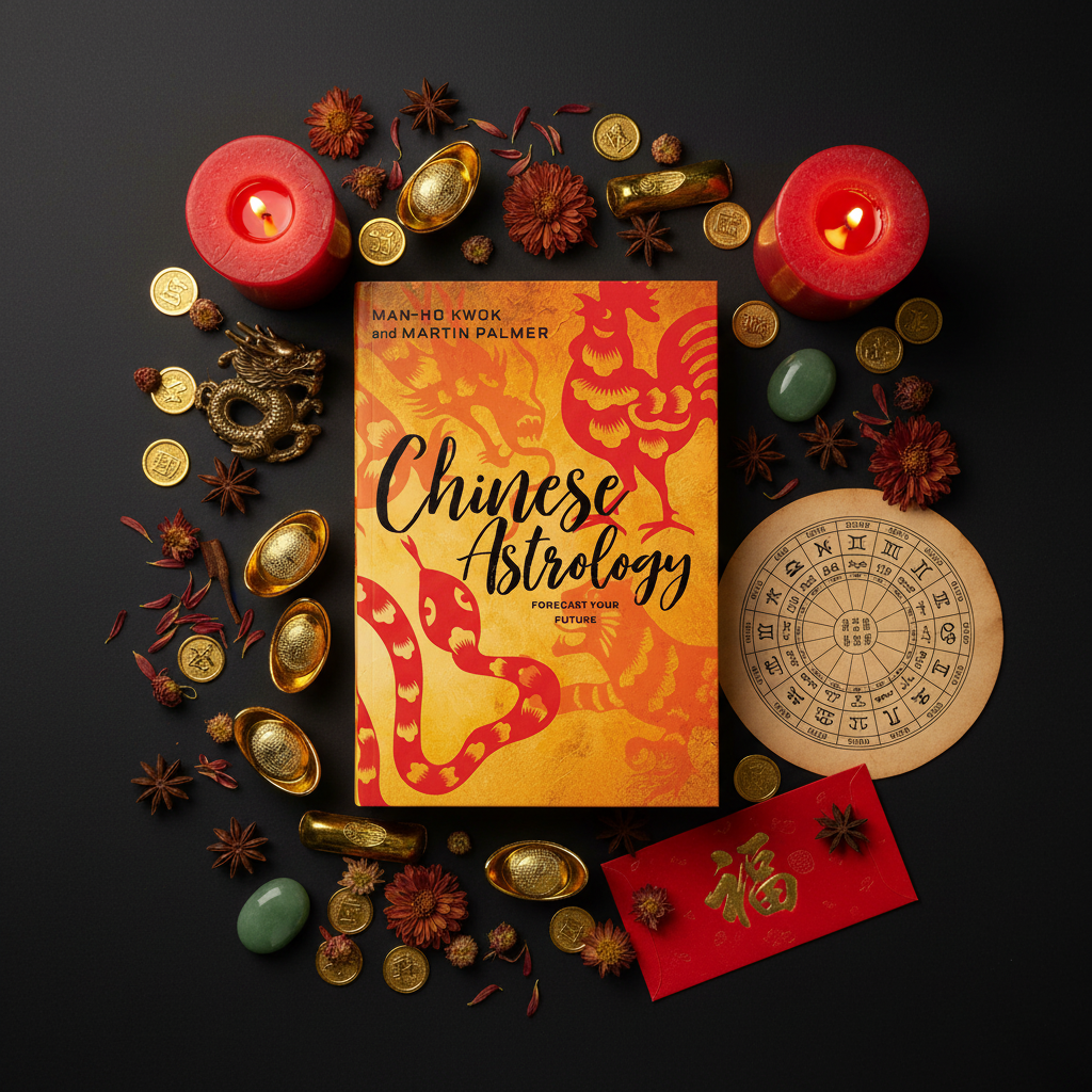 Chinese Astrology Flat Lay