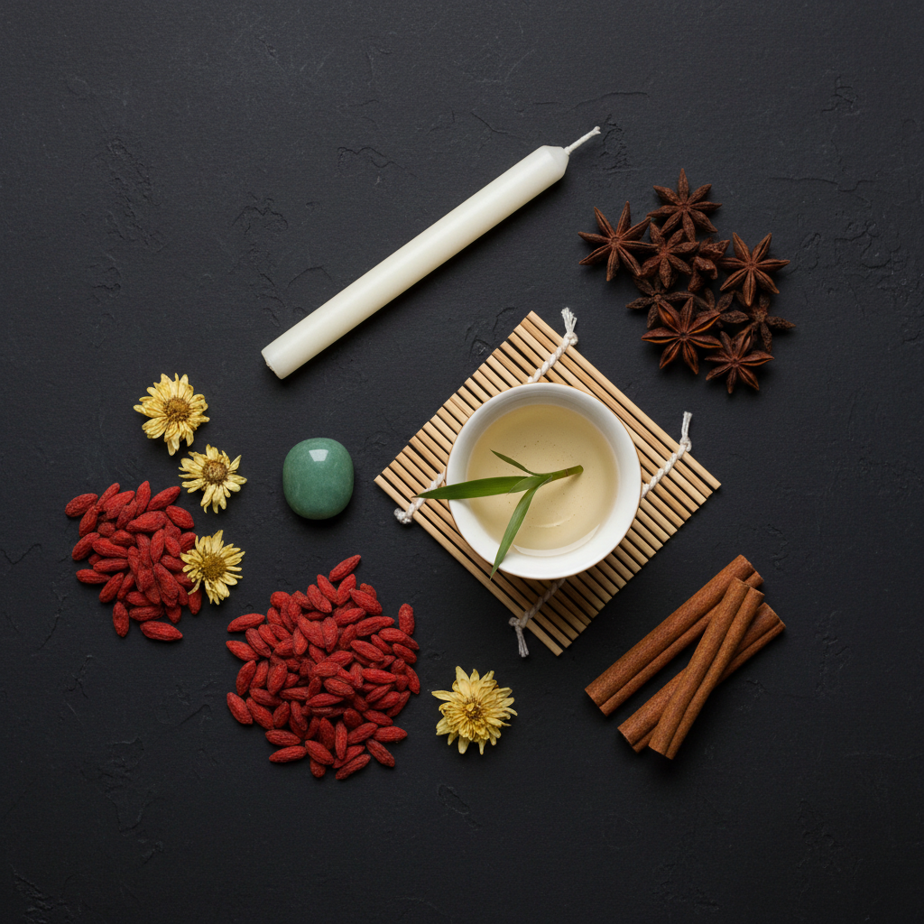 Chinese Holistic Medicine - Flat Lay