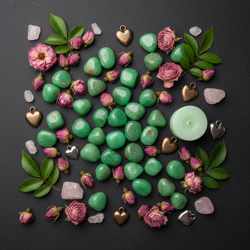 Chrysoprase Flat Lay