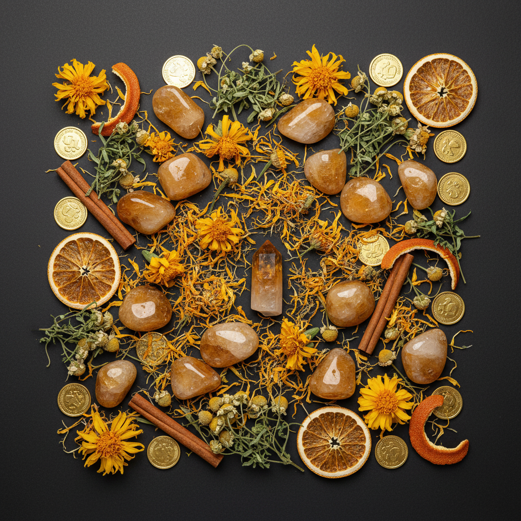 Citrine Flat Lay