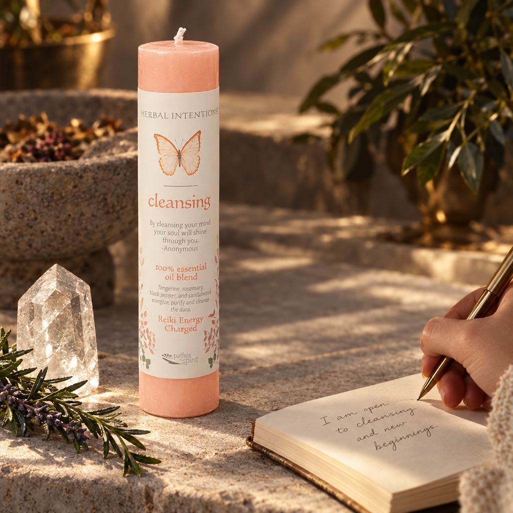 Cleansing candle lifestyle