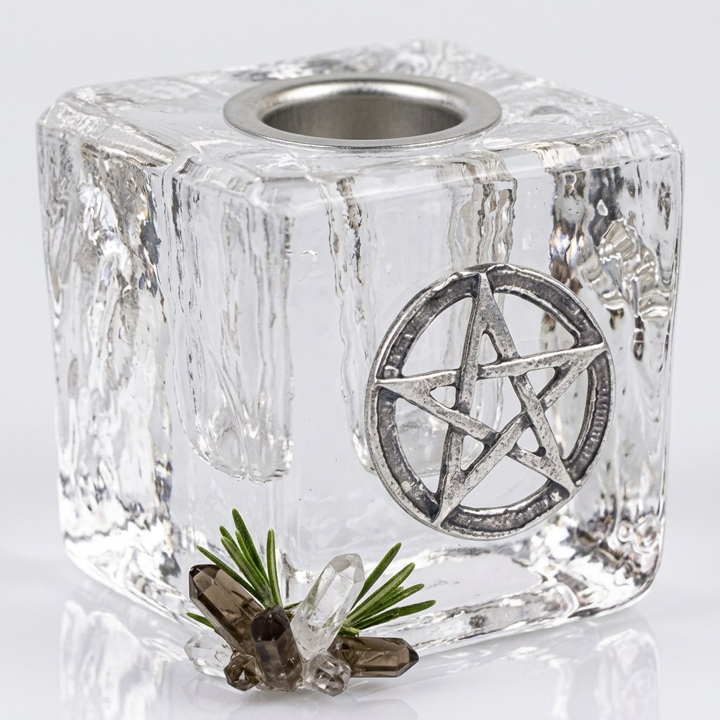 Clear pentacle holder hero