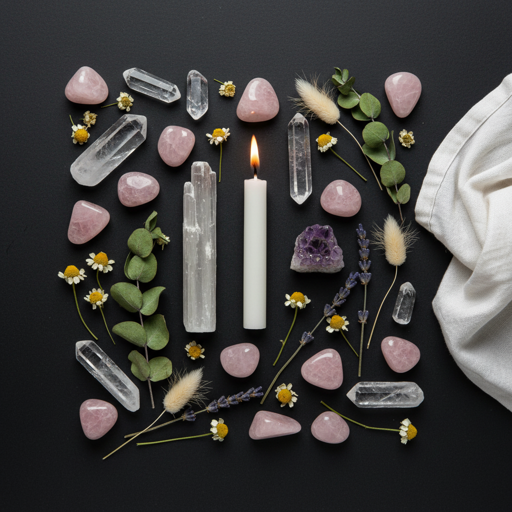 Complete Book of Traditional Reiki Flat Lay