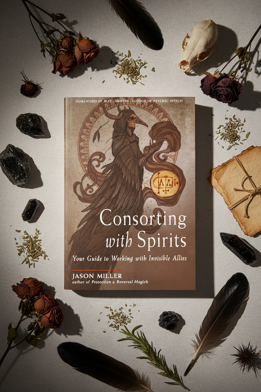 Consorting with Spirits Flat Lay