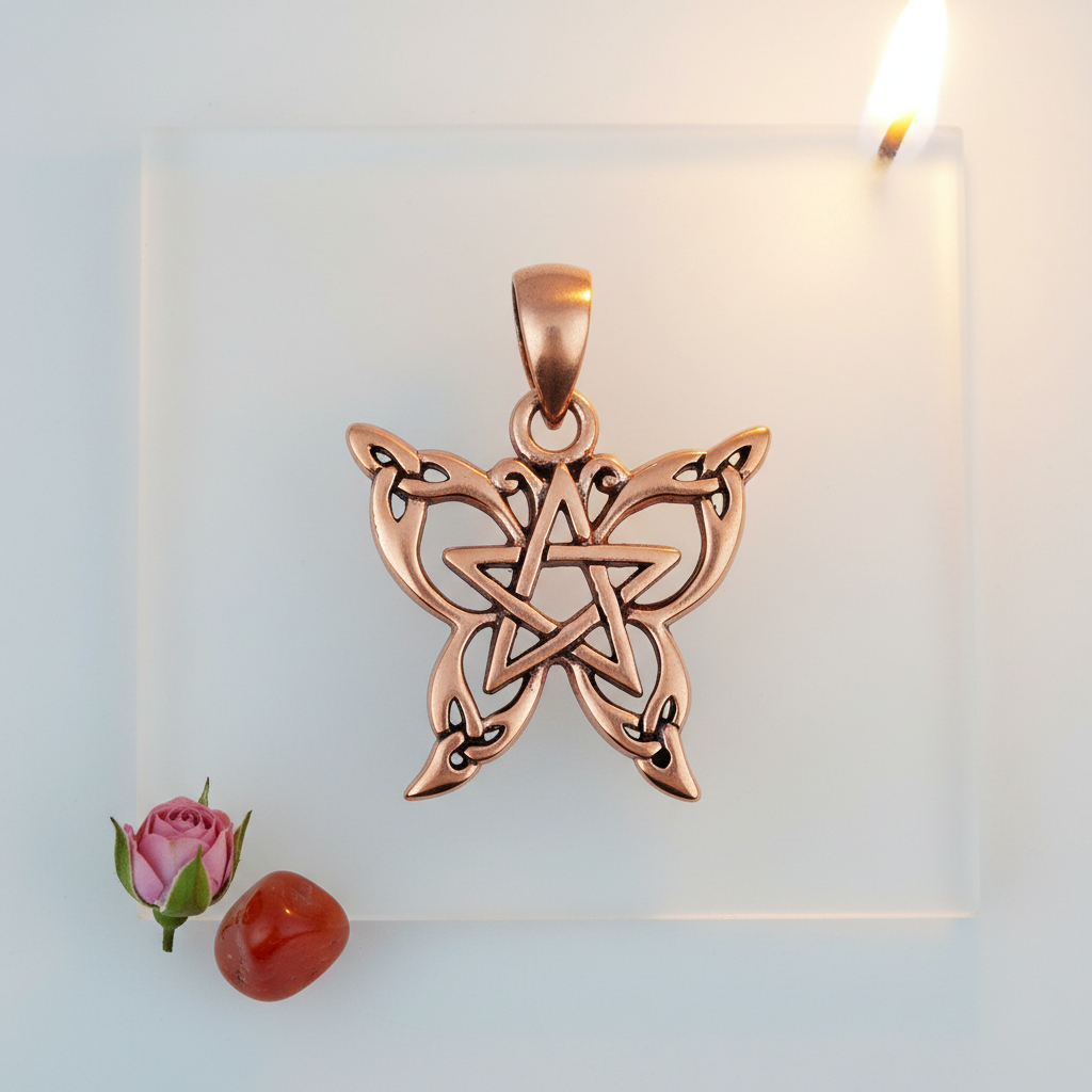 Copper Butterfly Pentacle Hero - Clean