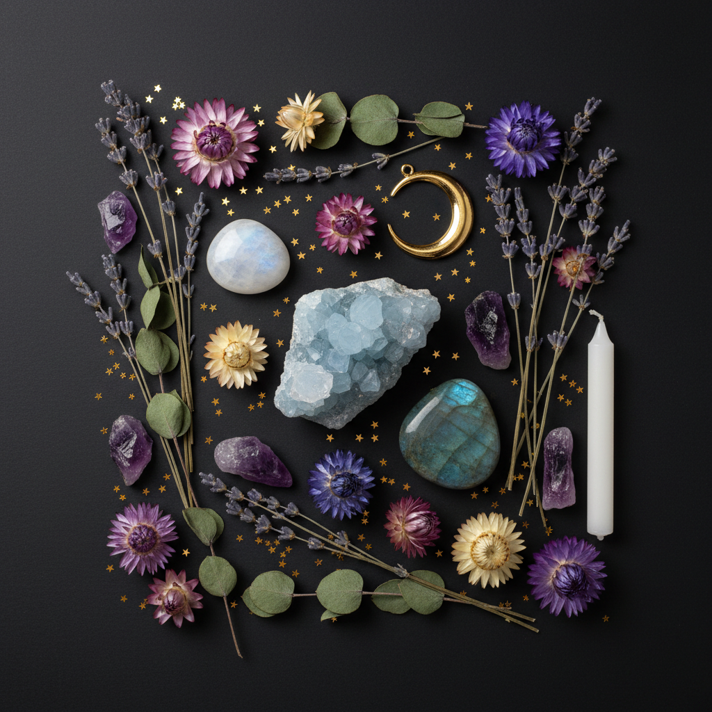Cosmic Crystals - Flat Lay