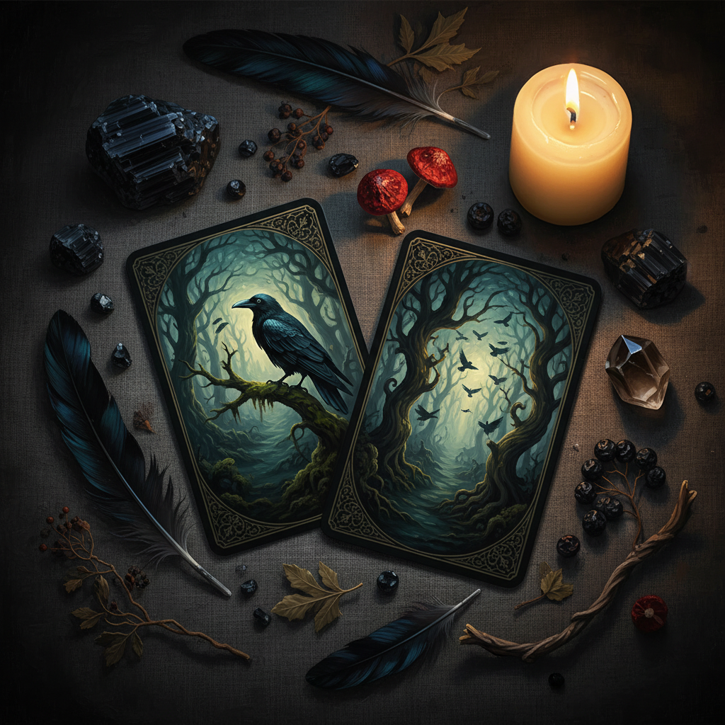 Crow Tarot Pocket Edition Lifestyle