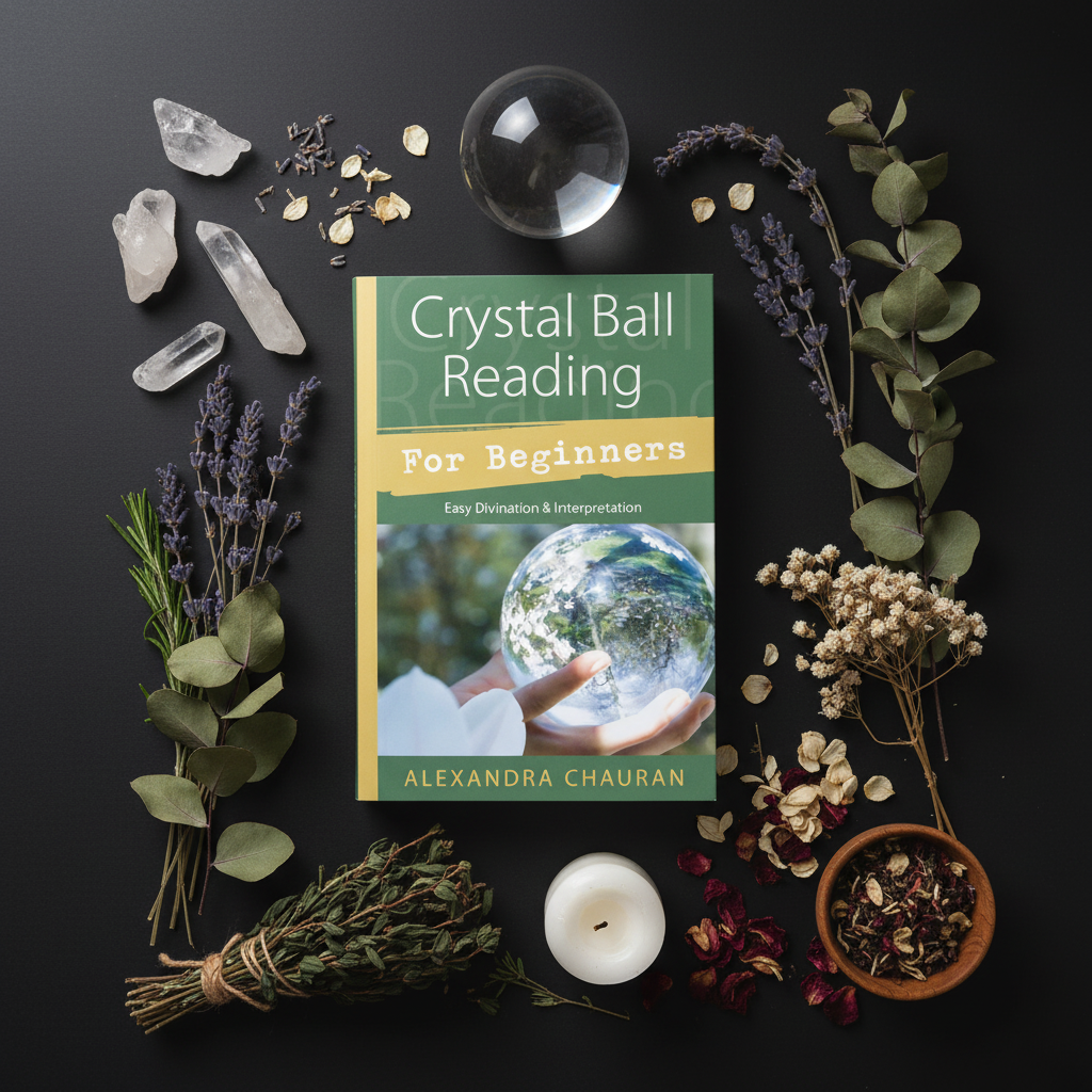 Crystal Ball Reading for Beginners - Flat Lay