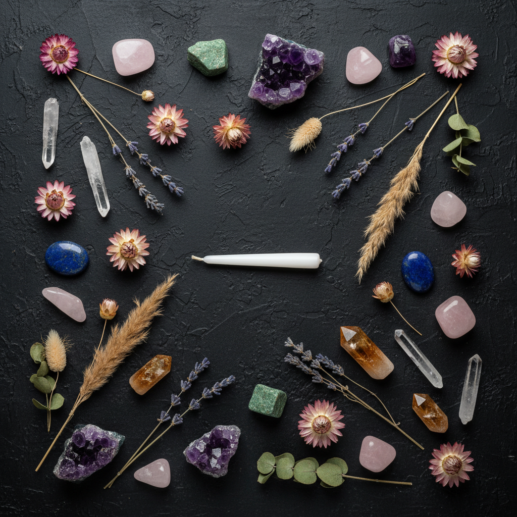 Crystals: An Introduction - Flat Lay