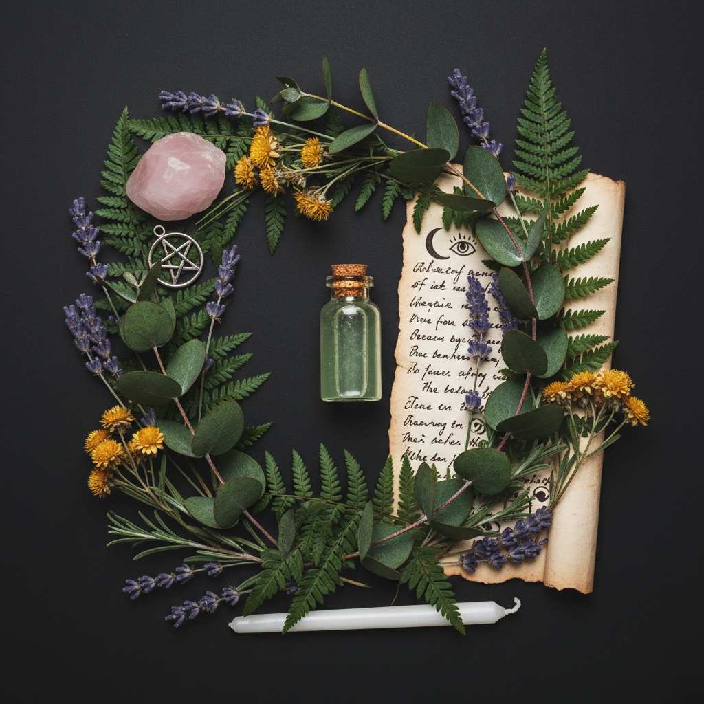 Curative Magic - Flat Lay