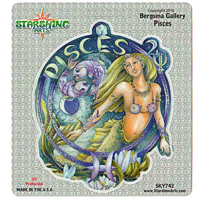Pisces Sticker | Bergsma Gallery Art by Starshine Arts
