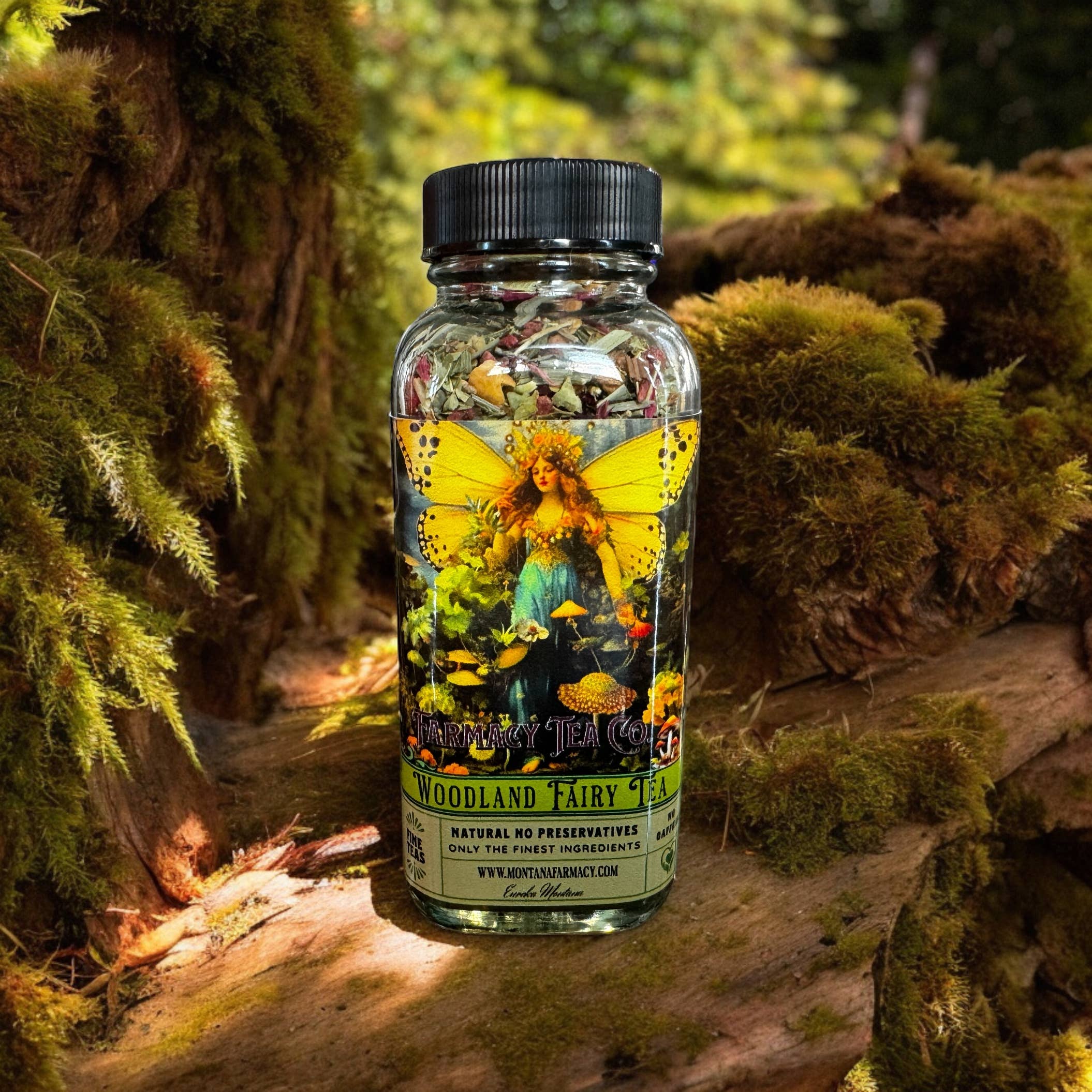 Woodland Fairy Herbal Relaxation Tea – Lemon Verbena & Raspberry
