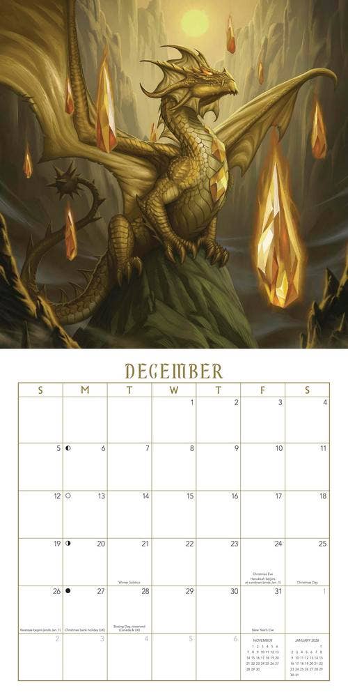 Llewellyn's 2027 Dragon Calendar