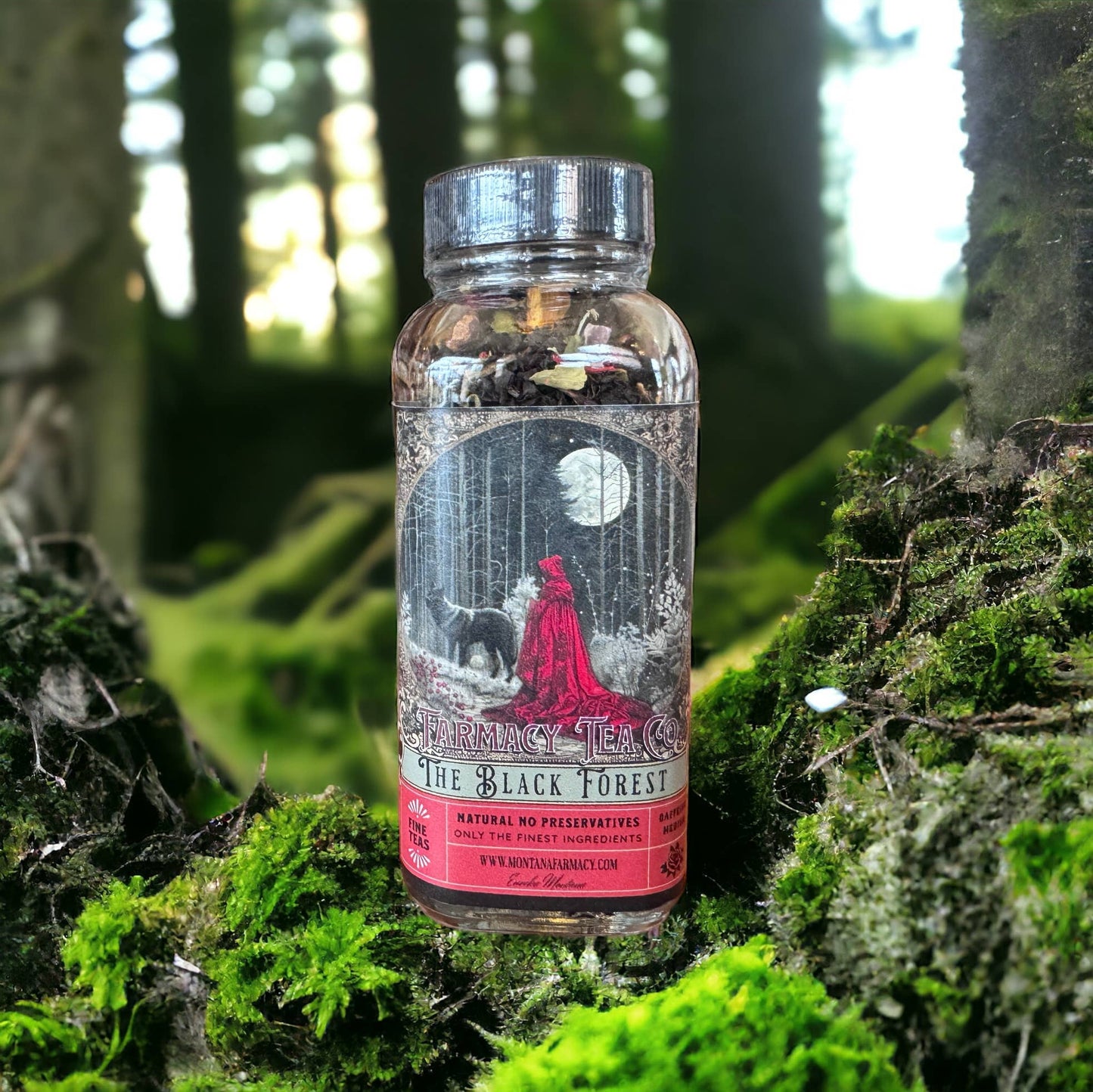 Deep in the Black Forest Vintage Victorian Dark Academia Tea