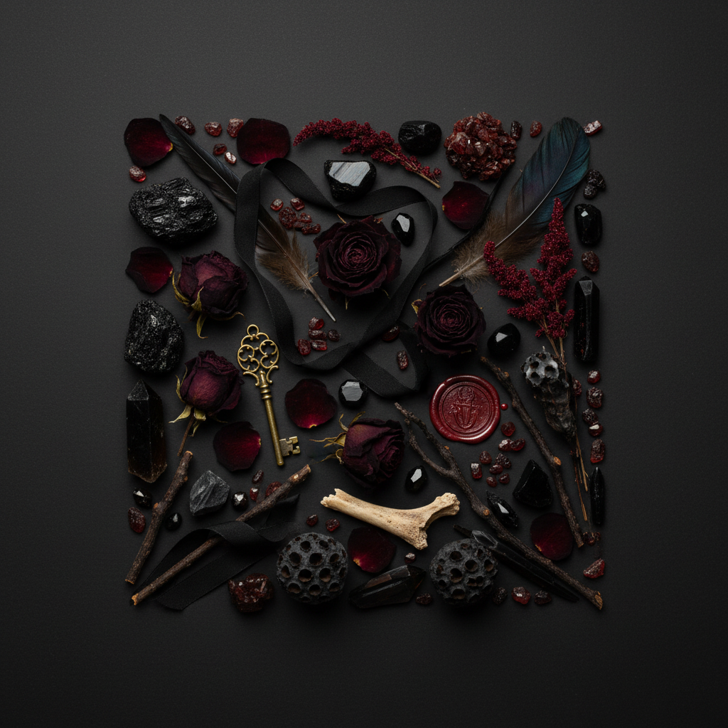 Daemon Tarot Flat Lay