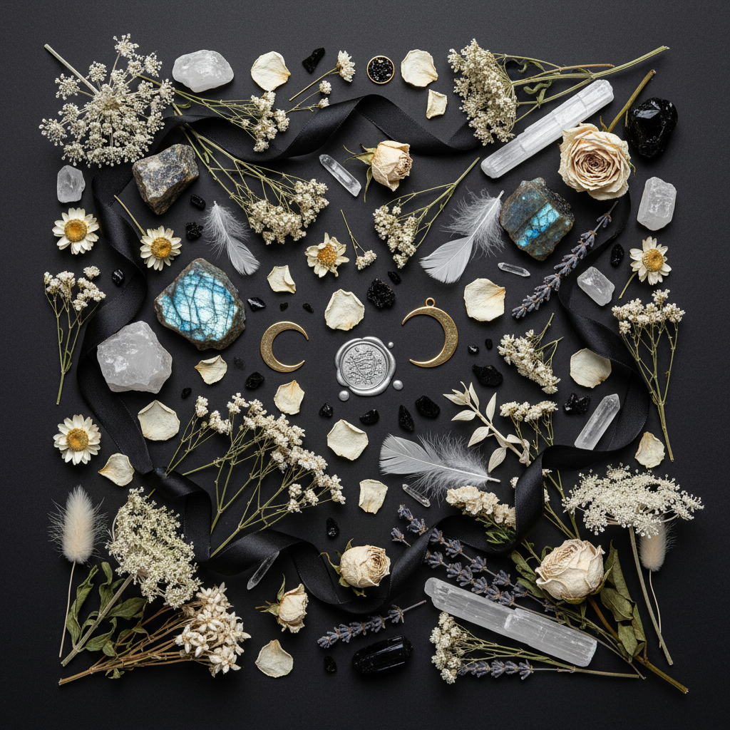 Dancing in the Dark Flat Lay