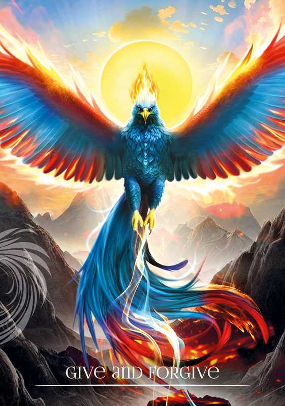Oracle of the Phoenix by Christine Arana Fader - 44 Card Rebirth & Transformation Deck