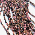 Rhodonite Round Beads 4mm