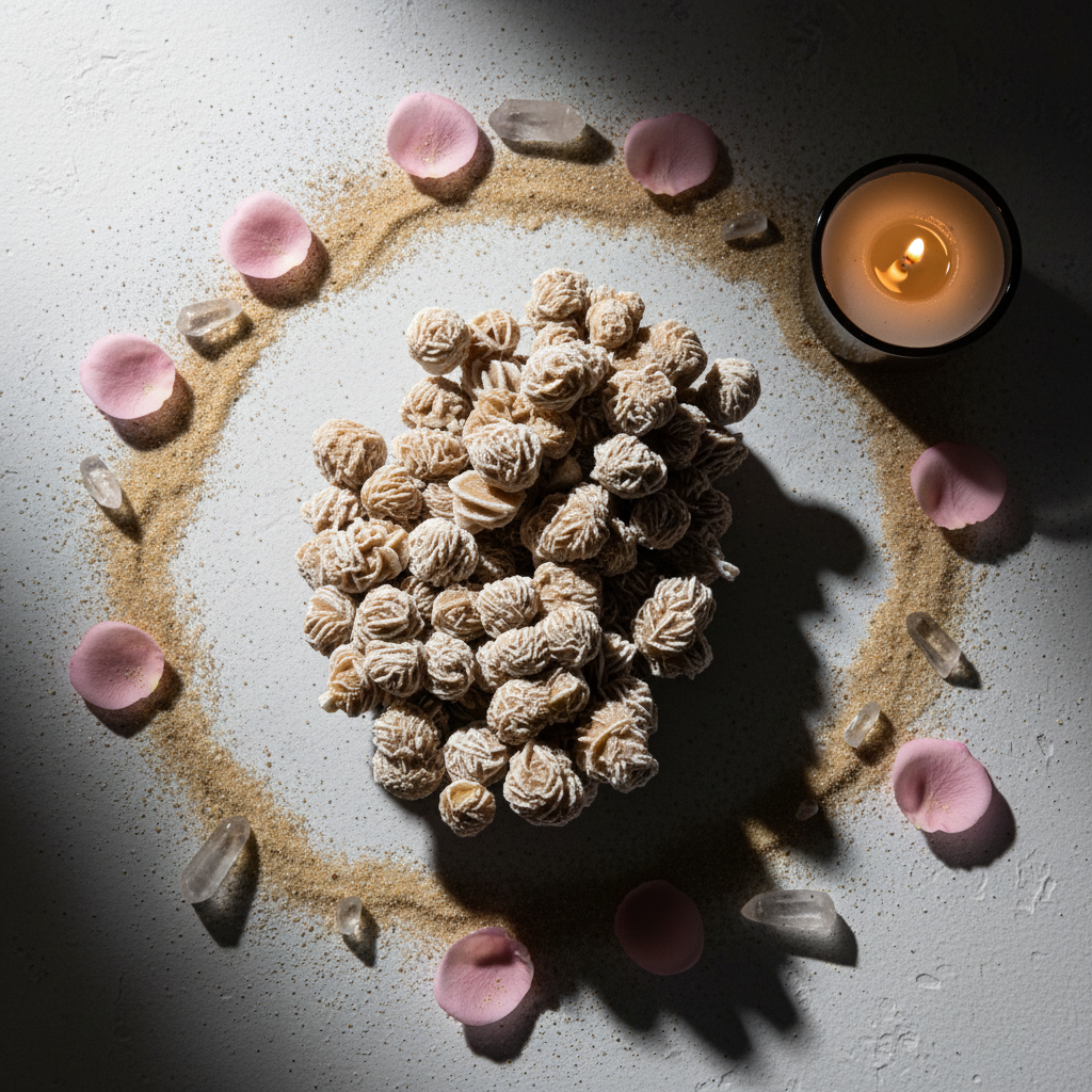 Desert Rose Flat Lay