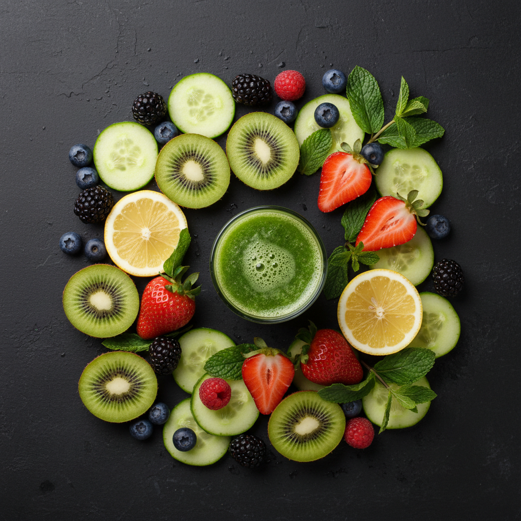 Detox Guide - Flat Lay