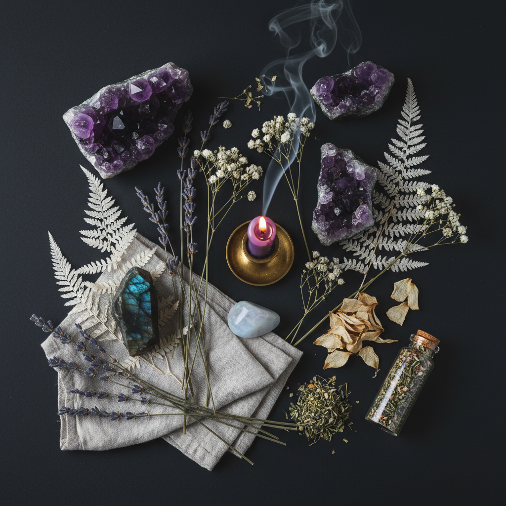 Dream Alchemy Flat Lay