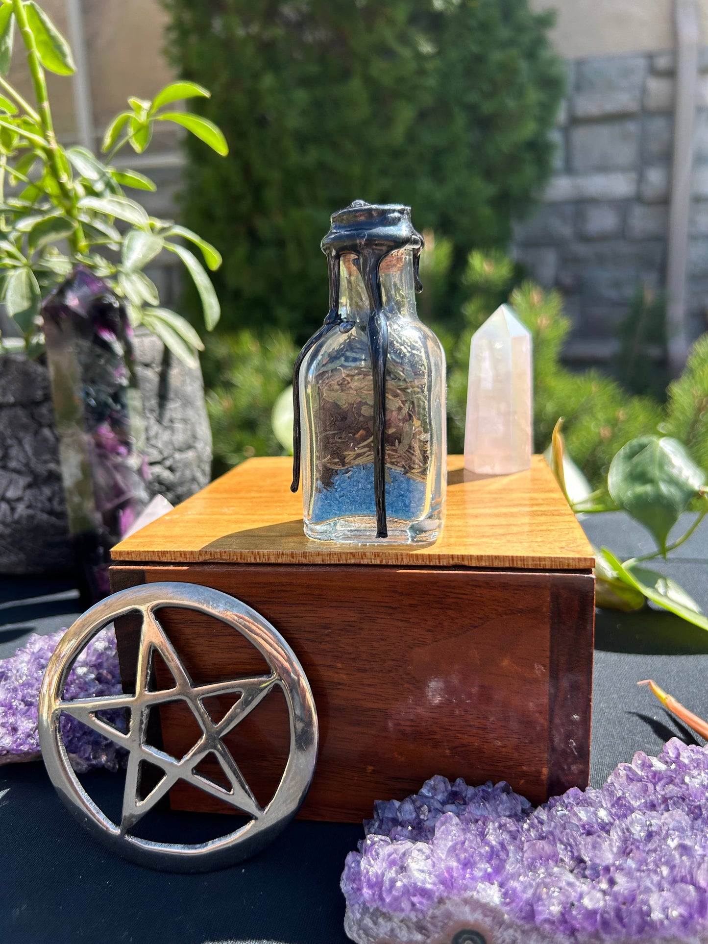 Breakthrough Spell Jar - Handcrafted Road Opener & Hex Breaker