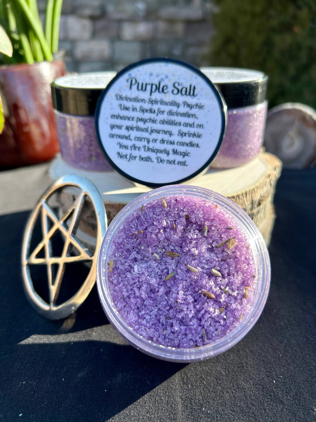 Purple Witches Salt - Divination & Third Eye 5oz