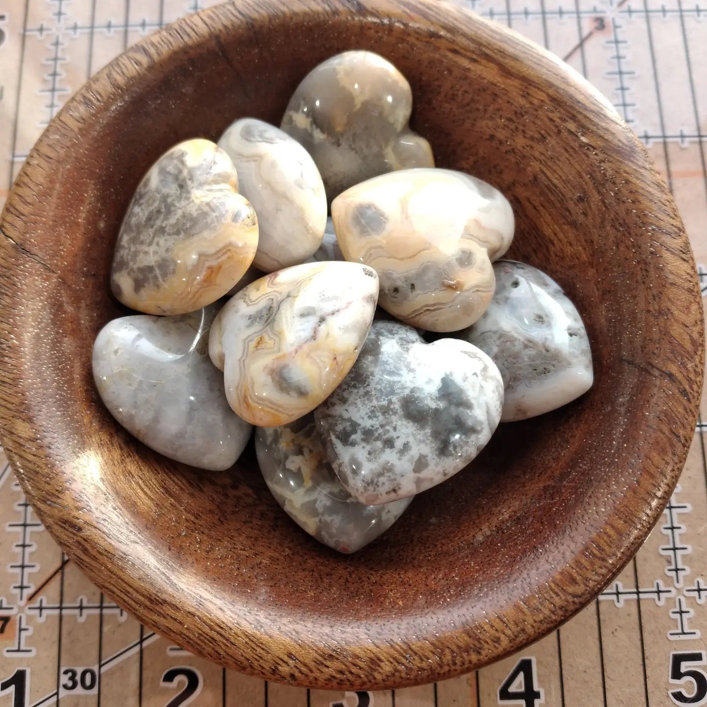 Crystal Hearts - Polished Gemstone Hearts for Love & Healing