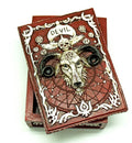 Baphomet Tarot & Trinket Box - Hand Painted Resin