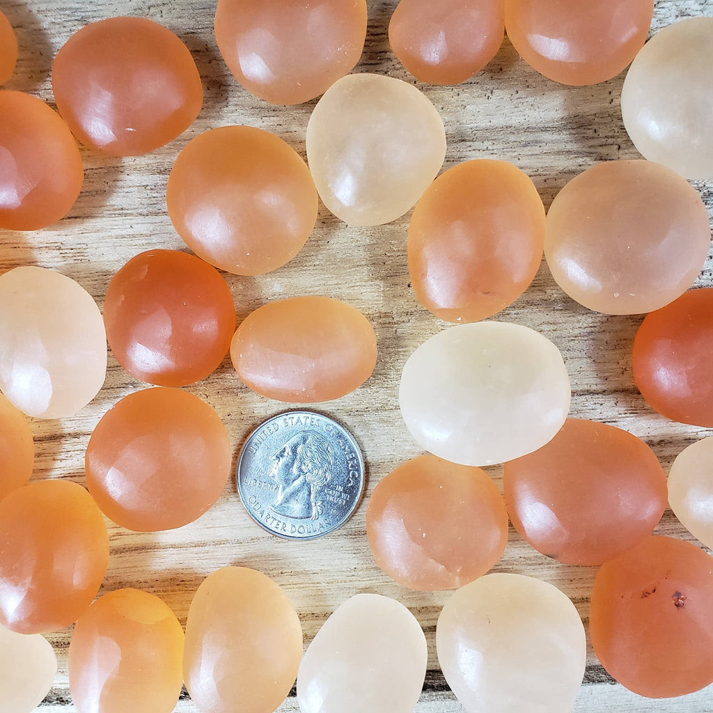 Orange Selenite Tumbles