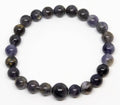 Iolite Gemstone Bracelet – 8mm Wrist Mala | The Viking’s Compass | Third Eye & Intuition | Namu Baru