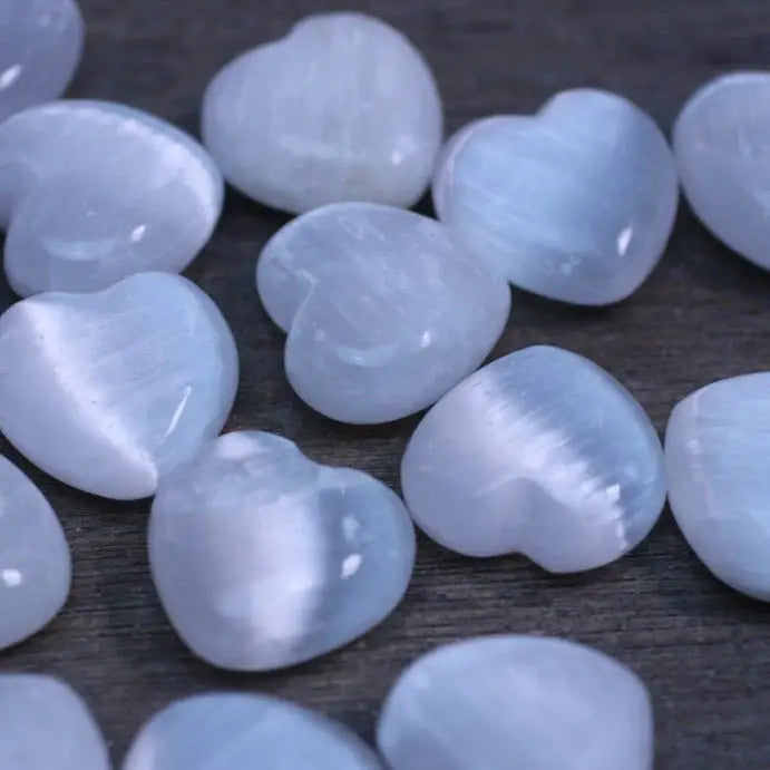 Crystal Hearts - Polished Gemstone Hearts for Love & Healing