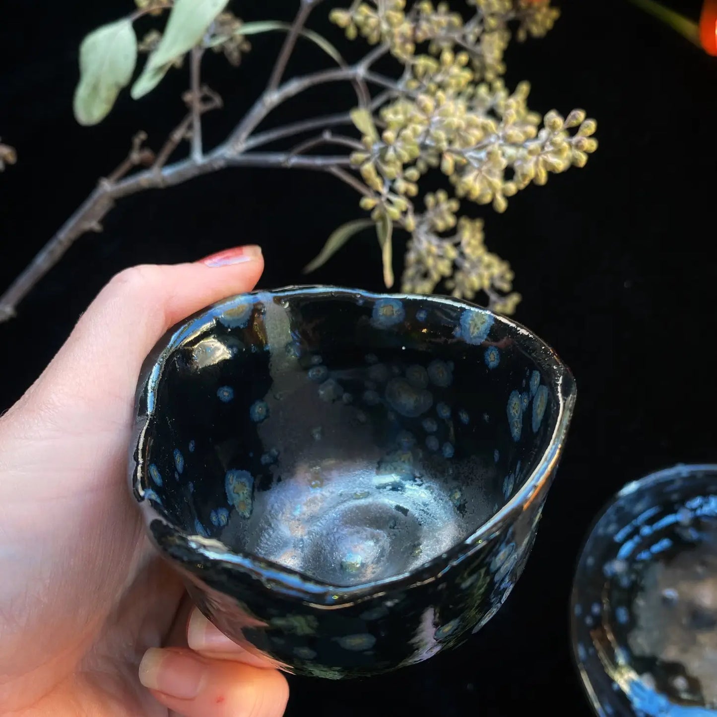 Abalone Luster Glazed Bowls and Vessels