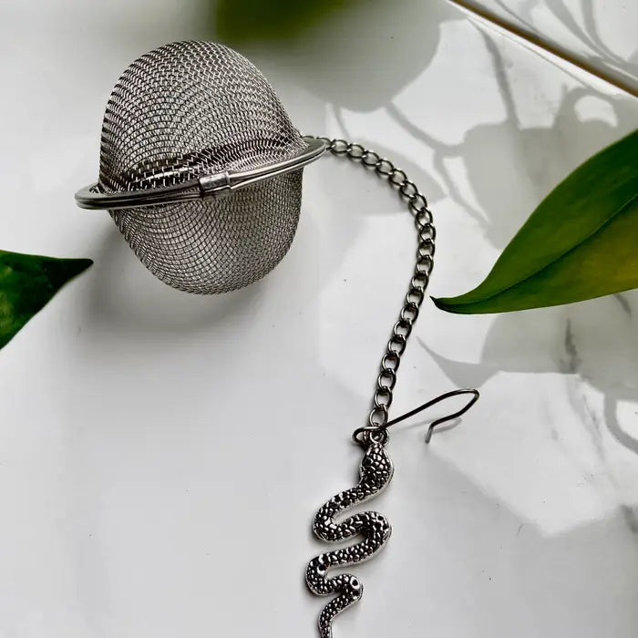 Silver Snake Tea Ball Infuser