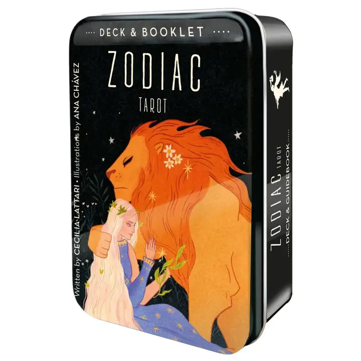 Zodiac Tarot in A Tin