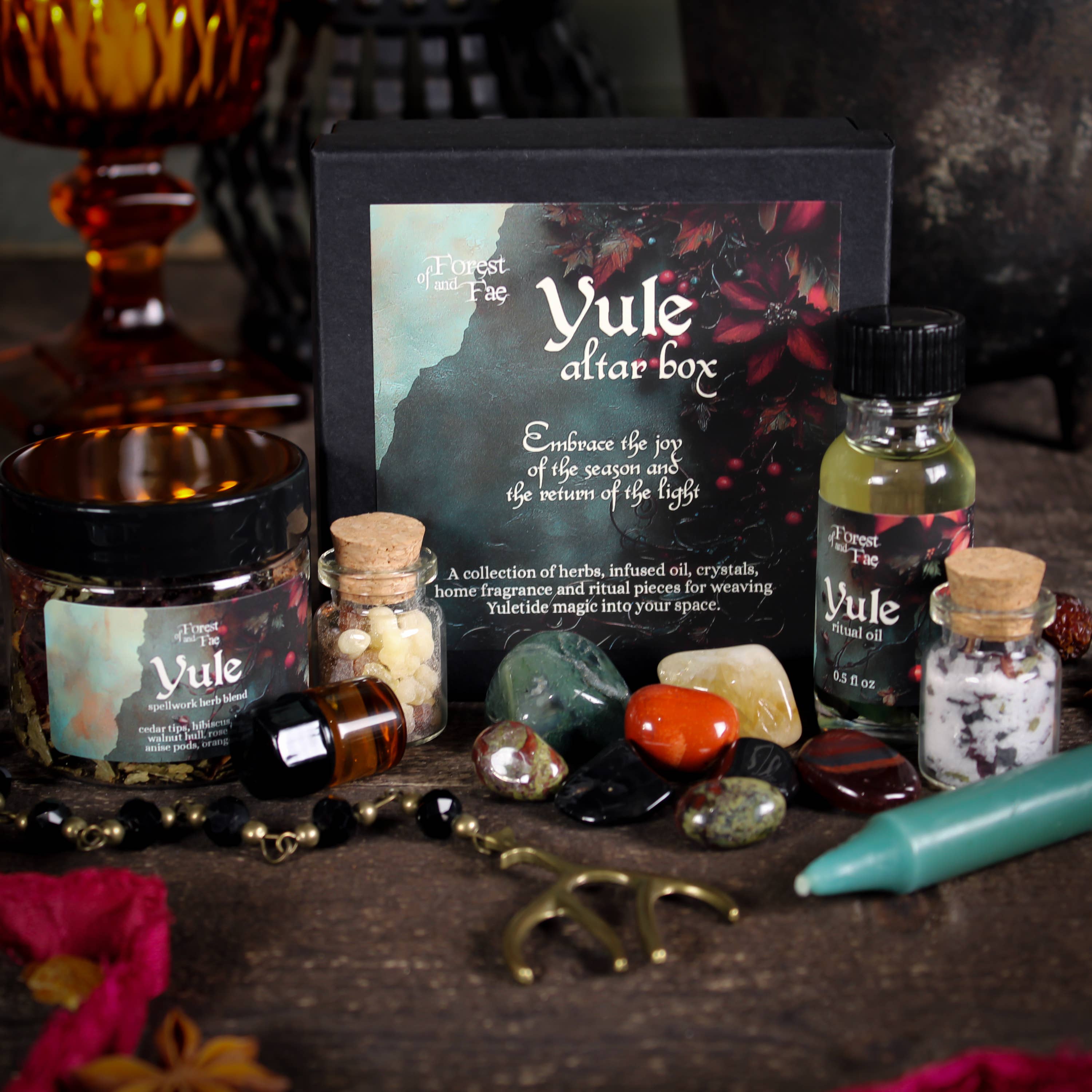 Yule Altar Box • Winter Solstice Gift • Ritual • Witchcraft