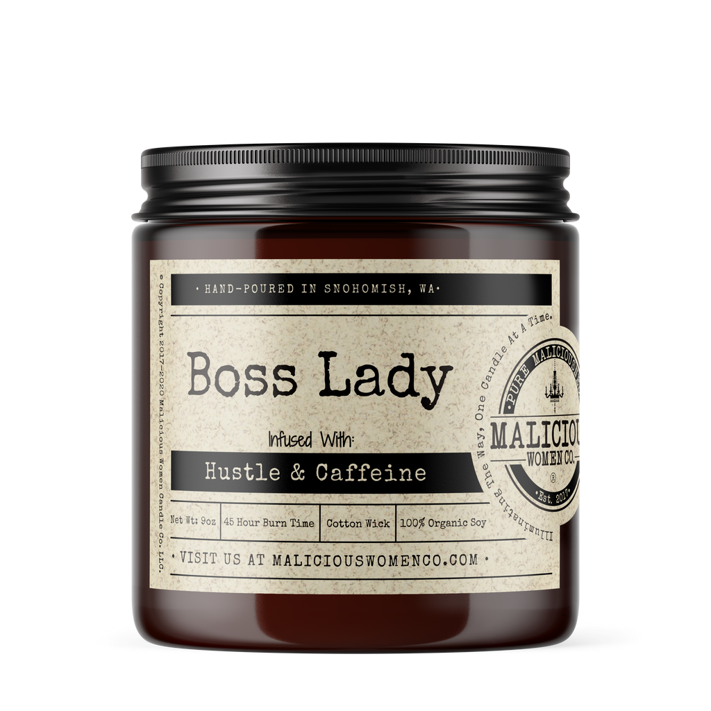 Boss Lady Candle | Espresso Yo' Self | Piña Colada Scent