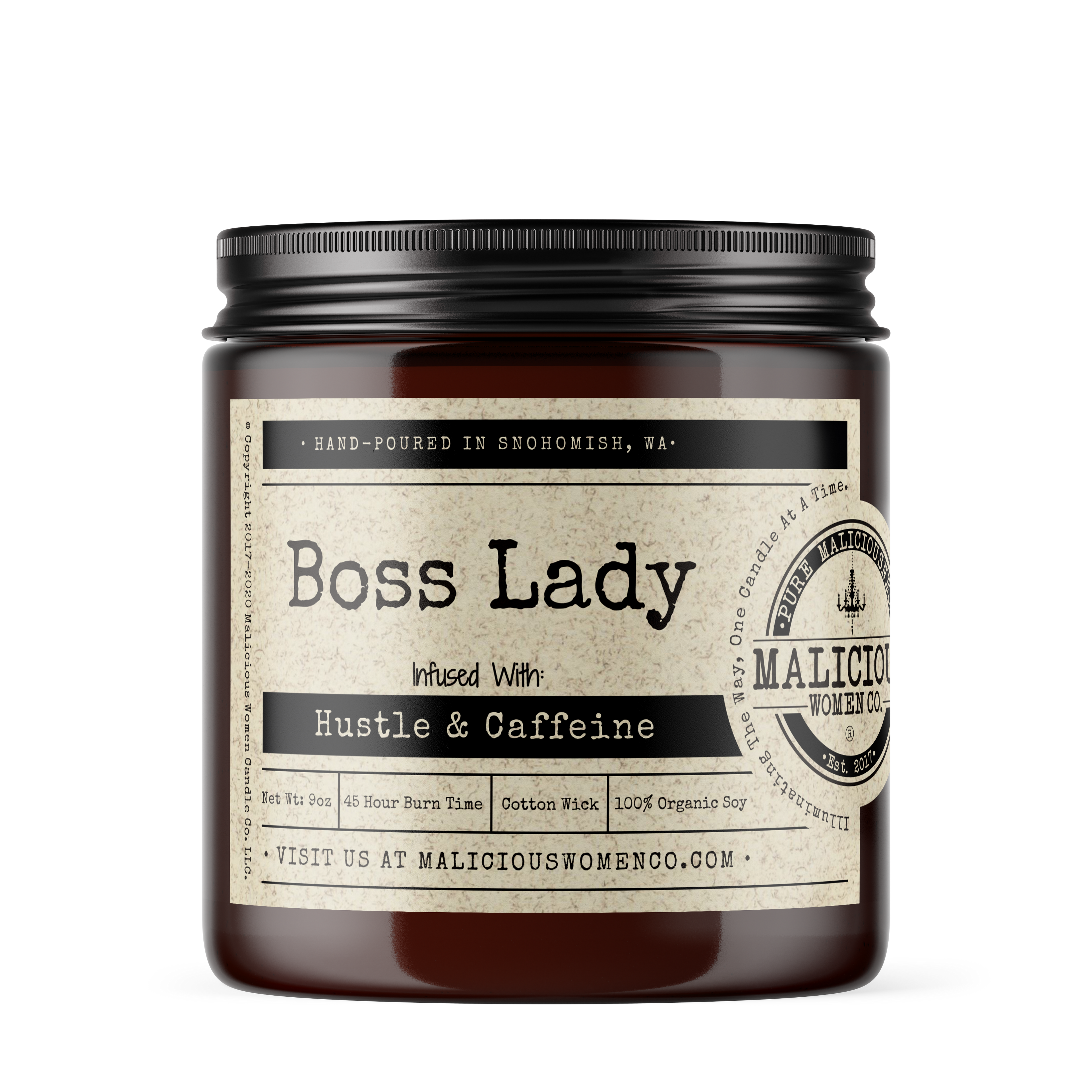 Boss Lady Candle | Espresso Yo' Self | Piña Colada Scent