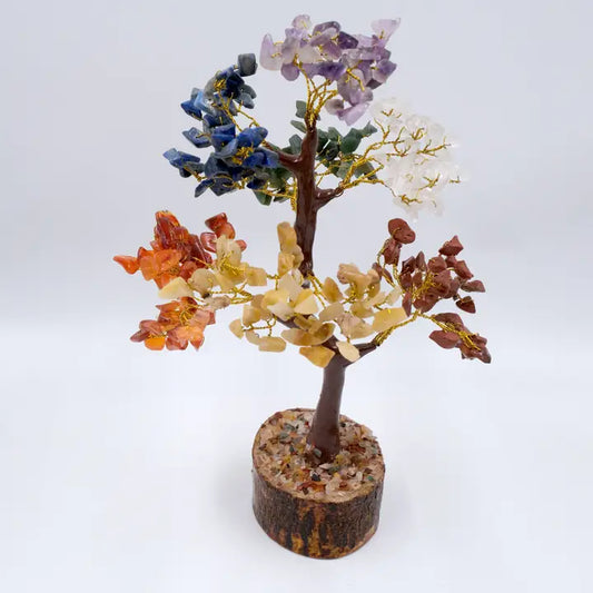 7 Chakra Crystal Tree, 7 Chakra Gemstone Tree (300 Chips)