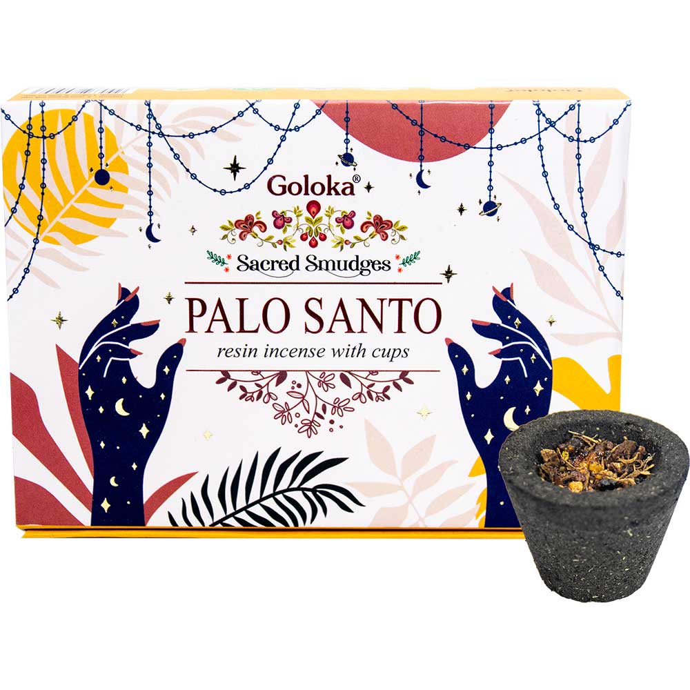 Palo Santo Resin Cups - Goloka Sacred Smudges (6-Pack)